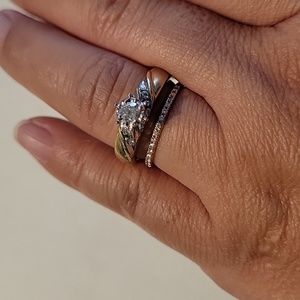 Antique Diamond 4mm Round Ring